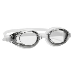 White Goggles on Black Background