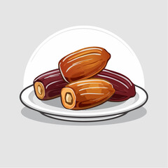 date palm vector illustration