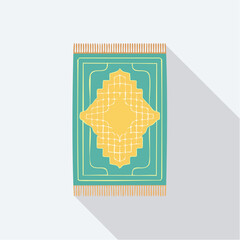 prayer rug vector illustration