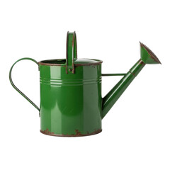 Green Watering Can With Rust