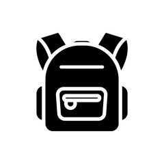 Obraz premium backpack icons minimalist flat style design, backpack Vector illustration on white background