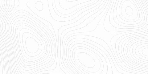 Abstract topo contour map on white background, topographic contour lines map seamless pattern, topographic map, geographic mountain relief diagram line wave carve pattern. © MUHAMMAD TALHA