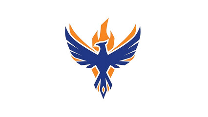 Naklejka premium vector illustration of an abstract colorful bird
