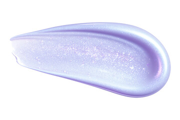 Beauty cream stroke with pearlescent sparkles, luxury skincare visual.