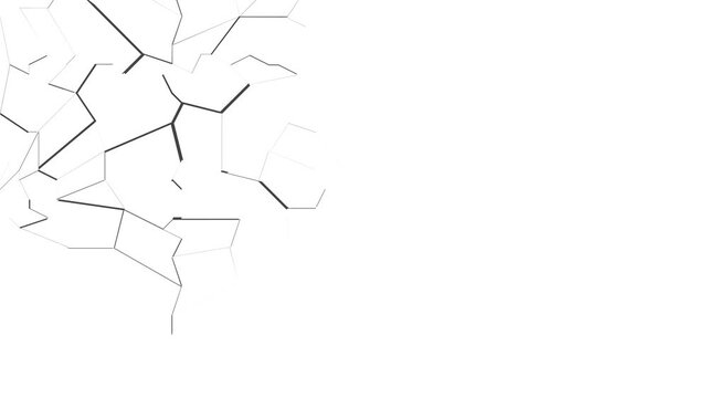 左上にバキッとヒビが入るガラスアニメーション（背景透過）