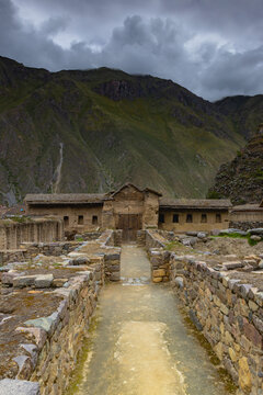 Ollantaytambo is a town and an Inca archaeological site in south