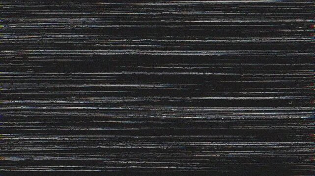 Glitchy TV and computer screen with colorful noise, VHS no signal static, RGB split glitch, broadcasting error, and damaged screen distortion.