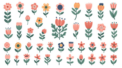 Colorful Floral Pattern.