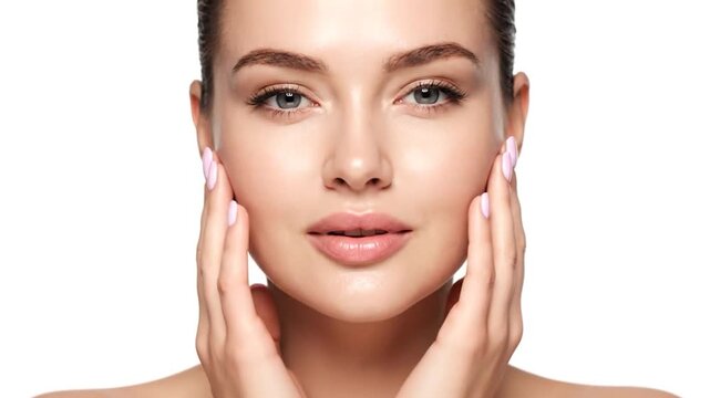Gentle touch on flawless complexion