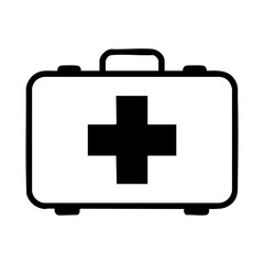 Obraz premium first aid kit icon