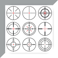 Target Crosshair Icons Set in Black and White Vector,target icon vector,target icon design,target icon concept, target icon post, target icon,cartoon,target icon icon, target icon template,target icon