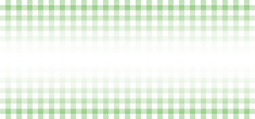 Soft green and white gingham check pattern background with horizontal gradient fade for traditional textile design feminine scrapbooking and elegant tablecloth texture