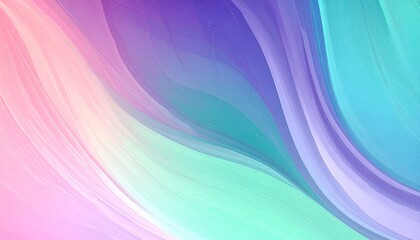 Flowing, vibrant watercolor abstract with layered pastel waves