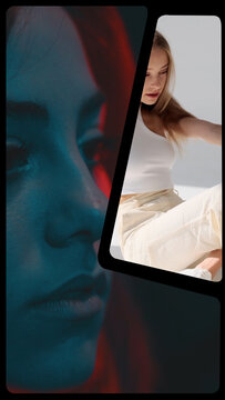 Vertical Split Screens 2 Frames 05