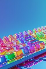 The Molten Rainbow Keyboard