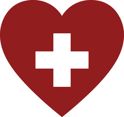 Fototapeta premium Set of three medical adhesive bandages including a line art sketch with a red cross symbol a solid black silhouette and a realistic flesh toned band aid with a square pad isolated