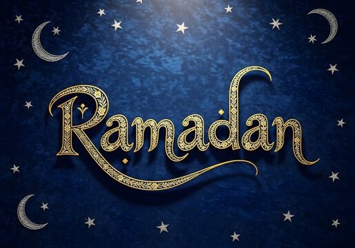 Ramadan text image 
