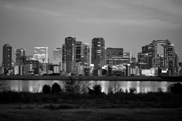 Obraz premium 淀川河川敷の風景