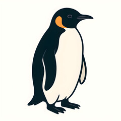 Obraz premium A penguin illustration vector style 