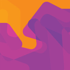 Purple and Orange Color Contrast in Abstract Forms.eps