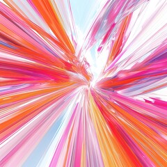 Obraz premium Vibrant Color Streaks in Dynamic Motion