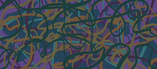 Abstract image for printing. Picture for modern interiors. The picture is painted by hand on a tablet. © neurostructure