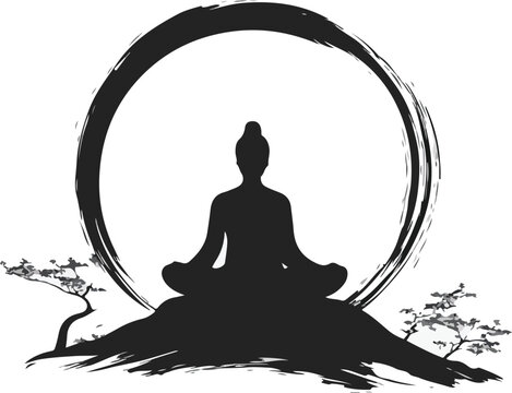 Art & IllustrationLord buddha illustration for logos tattoos stickers and wall decors