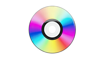 Rainbow CD Disc with Reflective Surface