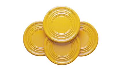 Yellow Clay Pigeons Stacked