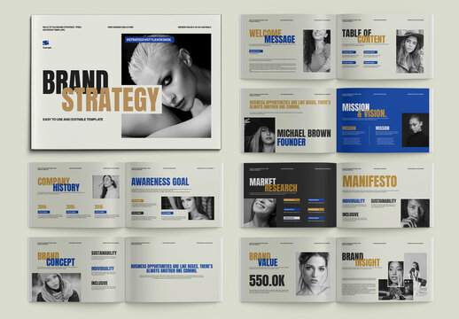 Brand Strategy Brochure Template