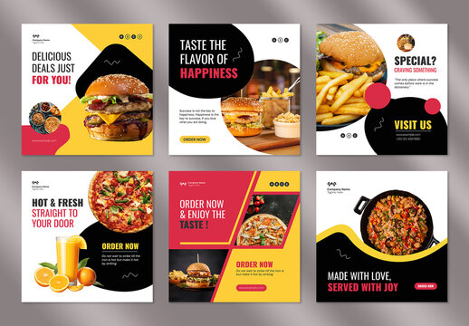 Fast Food Social Media Post Template