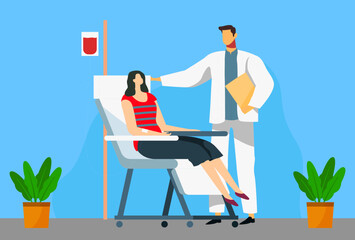Outpatient Care Concept Illustration Vector Style