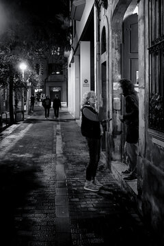 Conversation at the Doorway
