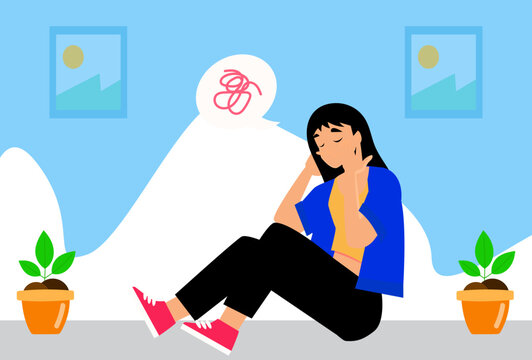 Codependency Concept Illustration Vector Style