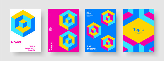 Modern Business Presentation Template. Isolated Book Cover Layout. Geometric Report Design. Background. Flyer. Banner. Brochure. Poster. Catalog. Notebook. Journal. Handbill. Pamphlet. Magazine