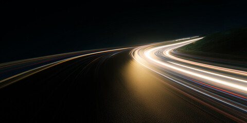 High speed at night