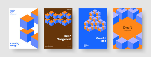 Fototapeta premium Creative Flyer Design. Geometric Report Template. Modern Poster Layout. Book Cover. Brochure. Banner. Background. Business Presentation. Portfolio. Leaflet. Catalog. Magazine. Advertising. Journal