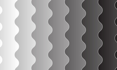 abstract gray silver black wave curves shapes geometric shapes pattern texture with shadow background