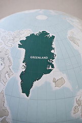 Greenland on world map.