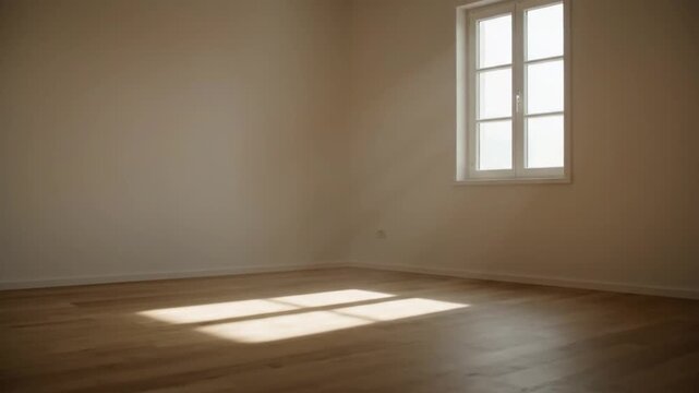 empty room with window