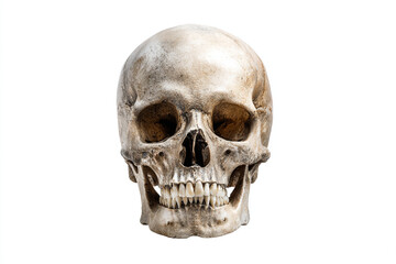 Obraz premium Weathered Human Skull with Detailed Texture