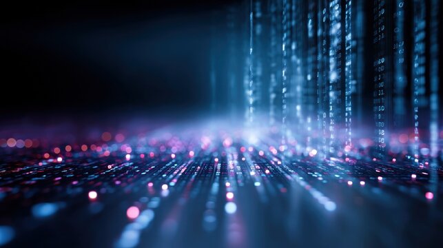 Digital code background