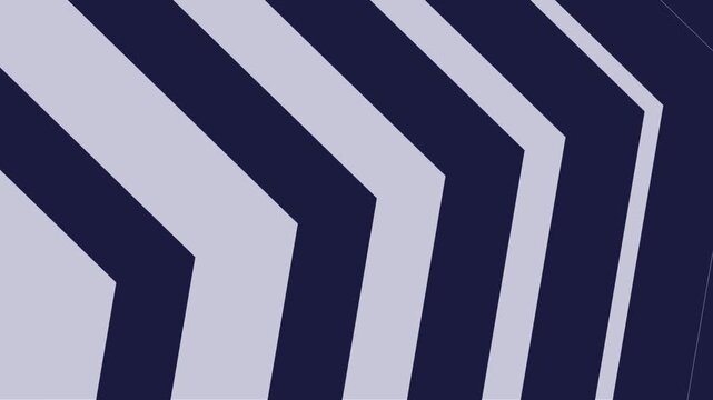 Modern abstract animation with repeating chevron shapes in deep blue and light gray tones.