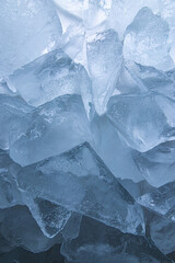 Obraz premium Macro Texture Of Pure Crushed Ice