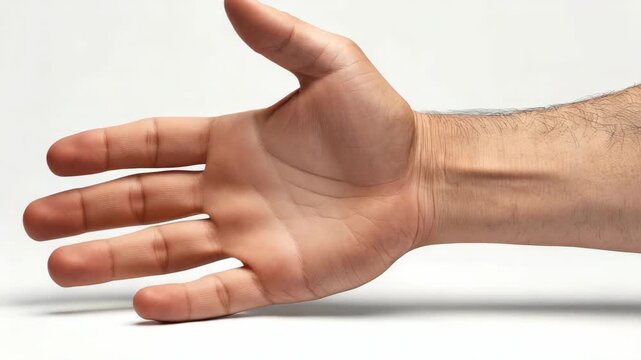 Man with clenched fist, ready for fight or action