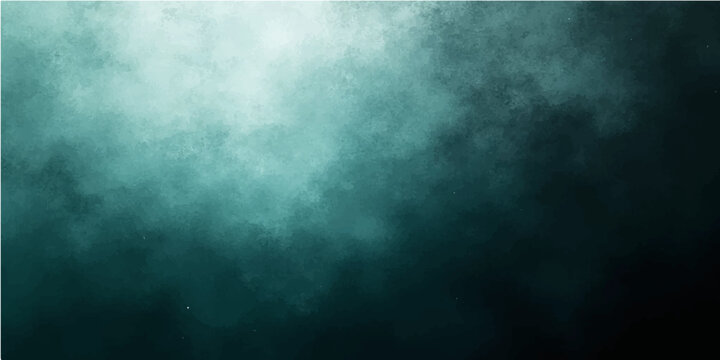 A dark blue grunge background features a textured blend of smoke and misty clouds swirling through a stormy night sky with subtle light patterns and motion