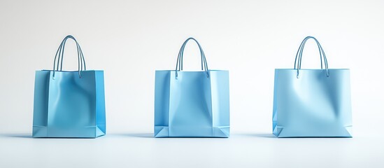 Light Blue Shopping Bags (1)