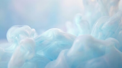 Ethereal Cloudlike Liquid Texture. Ai generation