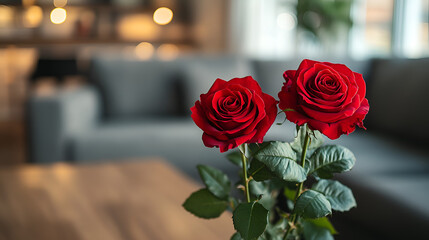 bouquet of red roses
