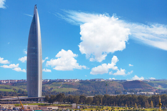  The Mohammed VI new skyscraper, a property of the Bank of Africa, is the tallest building in Africa and represent the main symbol of the modern Morocco, Rabat, 30 December 2025